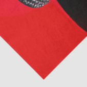 Dekoupage Black Model markieren Red Hat Seidenpapier (Ausschnitt)