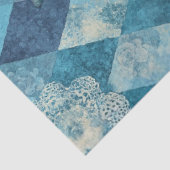 Dekoupage Blau Dodo Zeitmesser Tee Charakter Seidenpapier (Ausschnitt)