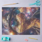 Dekoupage Blitzy Schlange mit Starry Galaxy Seidenpapier (Basteln)