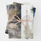 Dekoupage Buddha, Girl Rabbit, Lüster, Katze Geschenkpapier Set (Beispiel)