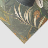 Dekoupage Chicks Verheiratete tropische Paridis Seidenpapier (Ausschnitt)