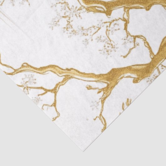 Dekoupage Chinesische Landschaft Szene Seidenpapier (Ausschnitt)