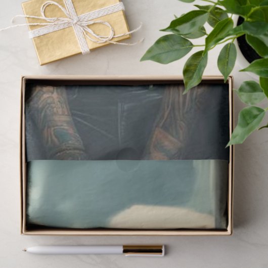 Dekoupage Classic Car & Tattooed Chic Poster Seidenpapier (Geschenk)