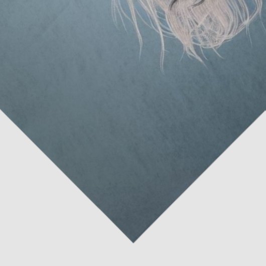 Dekoupage Comical Whimsical Pferd glücklich sein Seidenpapier (Ausschnitt)