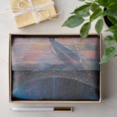 Dekoupage Cosmic World of Galaxies Planets Stars Seidenpapier (Geschenk)