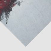 Dekoupage Custom Motorcycle Schwarz-weiße Fett Lin Seidenpapier (Ausschnitt)