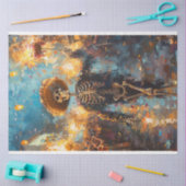 Dekoupage Day of Dead Celebrations Fireworks Seidenpapier (Basteln)