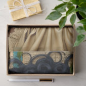 Dekoupage der afrikanischen Amerikanerin Mixed Med Seidenpapier (Geschenk)