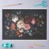 Dekoupage der antiken Blumenbeete Seidenpapier (Basteln)