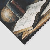 Dekoupage der antiken Kartografie Seidenpapier (Ausschnitt)