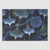 Dekoupage der Blue Luminogram Ginkgo Blätter / Seidenpapier (Vorderseite)