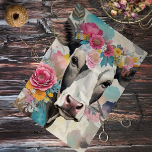 Dekoupage der braunen Collage Seidenpapier