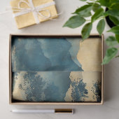 Dekoupage der chinesischen Landschaftsmalerei Seidenpapier (Geschenk)