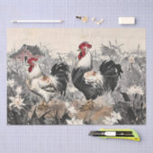 Dekoupage der chinesischen Tinte Seidenpapier (Handwerk)