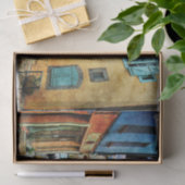 Dekoupage der europäischen Szene Seidenpapier (Geschenk)