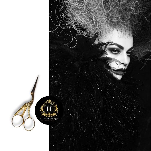 Dekoupage der gotischen Schwarz-weißen Mode-Fotogr Seidenpapier