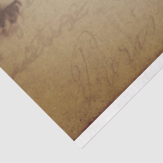 Dekoupage der griechischen Möbel Seidenpapier (Ausschnitt)