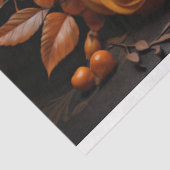 Dekoupage der Halloween-Orange- und Black-Rose Seidenpapier (Ausschnitt)