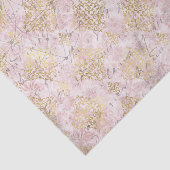 Dekoupage der Handschrift für Vintage Damaskus in Seidenpapier (Ausschnitt)