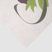 Dekoupage der Herbstoiche-Blätter Seidenpapier (Ausschnitt)