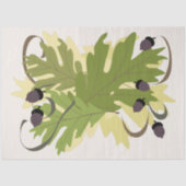 Dekoupage der Herbstoiche-Blätter Seidenpapier (Vorderseite)