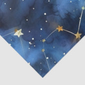 Dekoupage der Himmelskonstellation Seidenpapier (Ausschnitt)