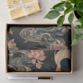 Dekoupage der japanischen Koi-Fische Seidenpapier (Geschenk)