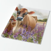 Dekoupage der Jersey-Wildblume Geschenkpapier (Ungerollt)