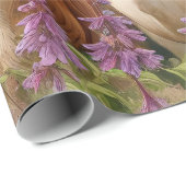 Dekoupage der Jersey-Wildblume Geschenkpapier (Rolleneckpunkt)