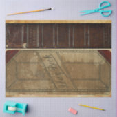 Dekoupage der Junk-Journalelemente Seidenpapier (Basteln)