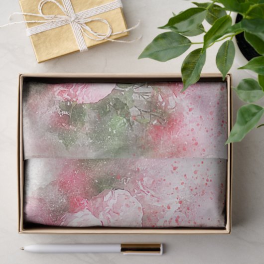 Dekoupage der künstlerischen Aquarellfarben Seidenpapier (Geschenk)