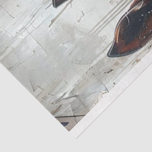 Dekoupage der künstlerischen Juwelierpferde Seidenpapier (Ausschnitt)