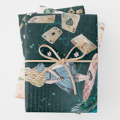 Dekoupage der Mad Hatter-Alice im Wunderland Geschenkpapier Set (Beispiel)