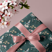 Dekoupage der Mad Hatter-Alice im Wunderland Geschenkpapier Set