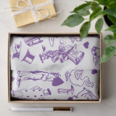 Dekoupage der Mairytale-Alice im Wunderland Seidenpapier (Geschenk)