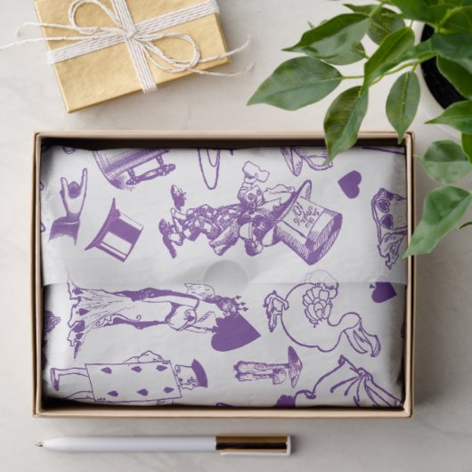 Dekoupage der Mairytale-Alice im Wunderland Seidenpapier (Geschenk)