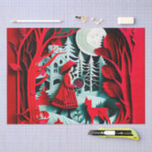 Dekoupage der modernen asiatischen Frau Seidenpapier (Handwerk)