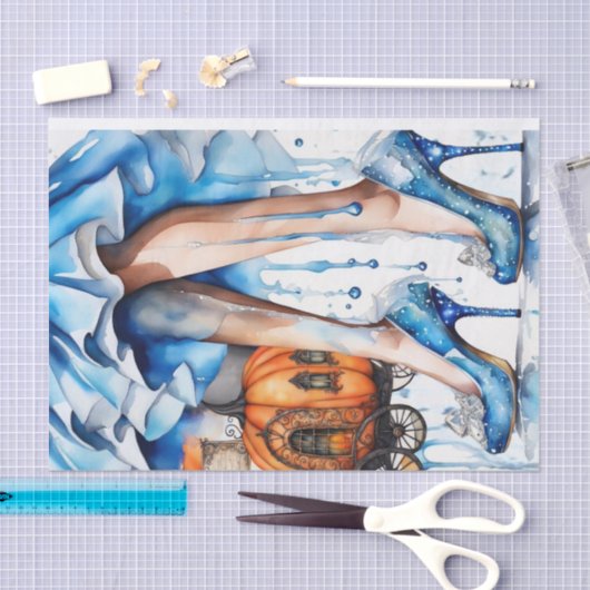 Dekoupage der Princess Seidenpapier (Handwerk)