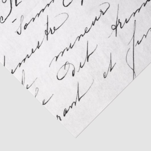 Dekoupage der SkriptLiebe Seidenpapier (Ausschnitt)