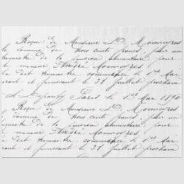 Dekoupage der SkriptLiebe Seidenpapier