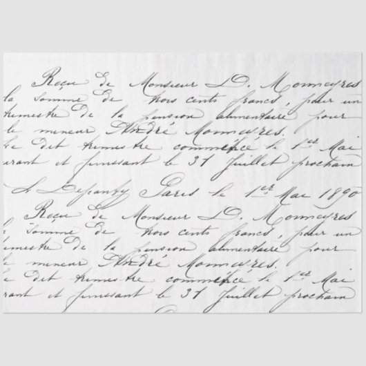 Dekoupage der SkriptLiebe Seidenpapier (Vorderseite)