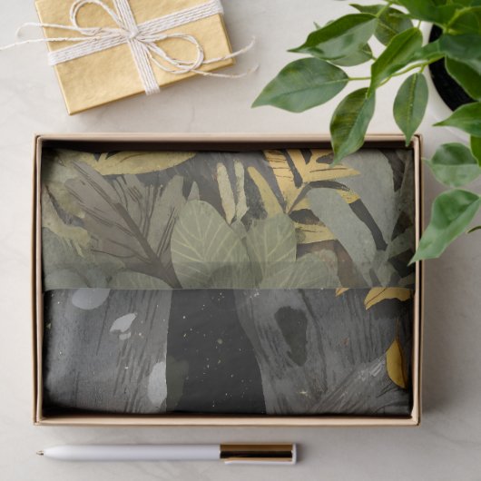 Dekoupage der versteckten Raccoon-Illustration Seidenpapier (Geschenk)