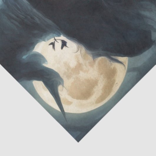 Dekoupage der verzaubernden Whimsikkunst Seidenpapier (Detail)