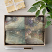 Dekoupage der verzauberten Forest Floral Fantasy R Seidenpapier (Geschenk)