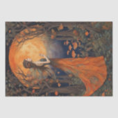 Dekoupage der verzauberten Herbstmühle Seidenpapier (Vorderseite)