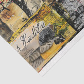 Dekoupage der Vintagen Abstrakten Kunstsammlung Seidenpapier (Ausschnitt)