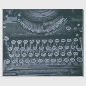 Dekoupage der Vintagen antiken ash-grauen Schreibt Geschenkpapier (Flach)