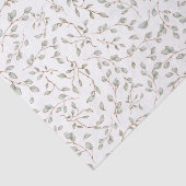 Dekoupage der Vintagen boho-botanischen Leaf-Zweig Seidenpapier (Detail)