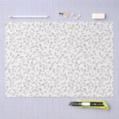 Dekoupage der Vintagen boho-botanischen Leaf-Zweig Seidenpapier (Handwerk)