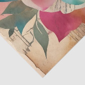 Dekoupage der Vintagen Rose Seidenpapier (Detail)